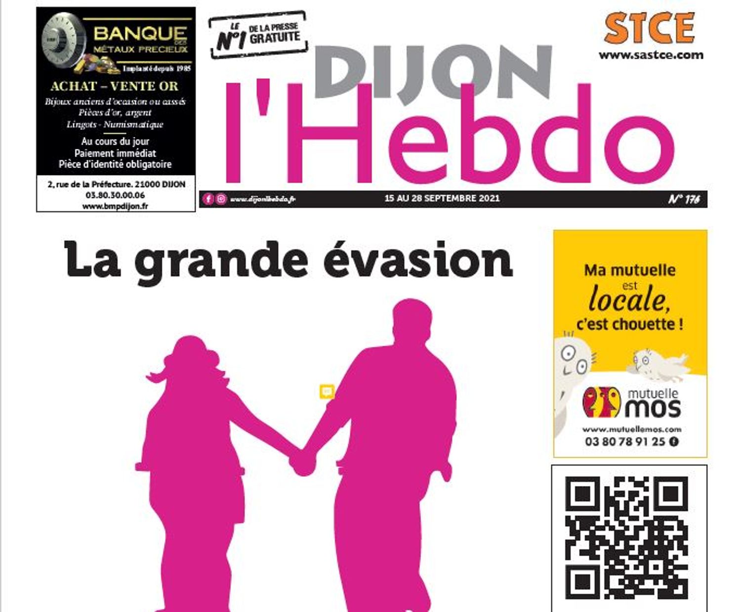 La Une du nouveau numéro de Dijon l'hebdo